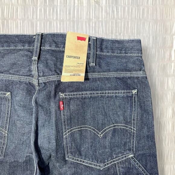 Levi’s Carpenter Jeans Big & Tall Dark Wash Men’s Size 34x38 - Picture 4 of 7